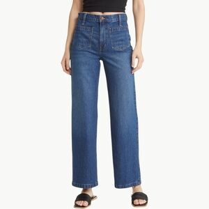 Madewell Women's Blue Flare & Wide Leg Jeans